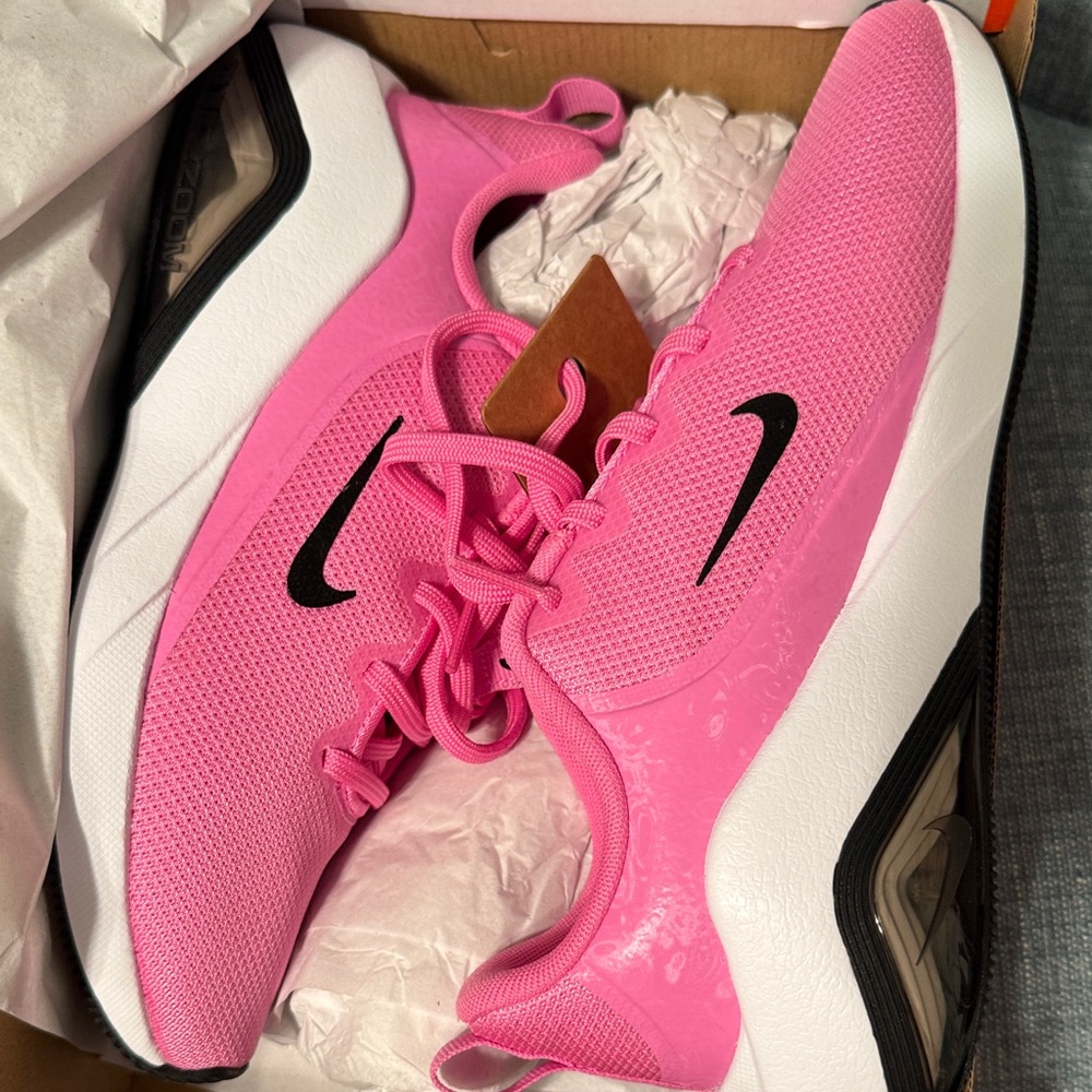 Nike Women's Pink and Black Athletic Shoes